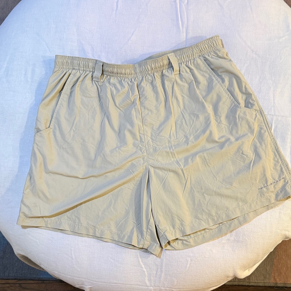 Columbia Men's Tan Athletic Swim Trunks